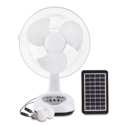 China Head Solar Rechargeable Movable Lightweight Outdoor Camping Fan Desktop AC/DC Fan Portable Fan for sale