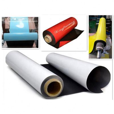 China Industrial Wholesale Self Adhesive Magnetic Flexible Rubber Dry Erase PVC Magnetic Vinyl Roll Roll for sale