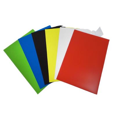 China Rubber Magnet Industrial Magnet Strong And Soft Flexible Magnetic Sheet With PVC for sale