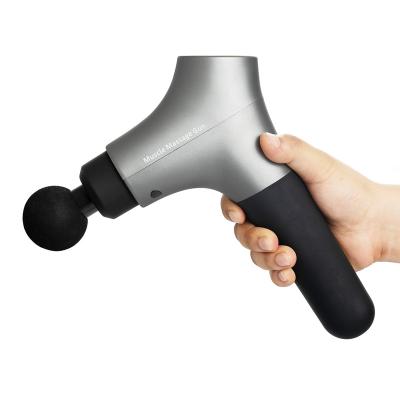 China Best Trending ABS+Silicone Sports Drill Portable Handheld Electric Body Massager ABS+Silicone Brushless Motor Massage Gun for sale