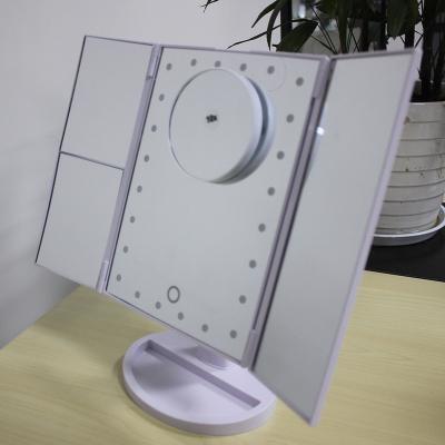 China desktop mirror led mirror magnification for sale