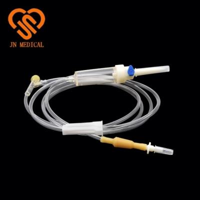 China Disposable Medical Single Use IV Burette Infusion Conveying Set With Filter for sale