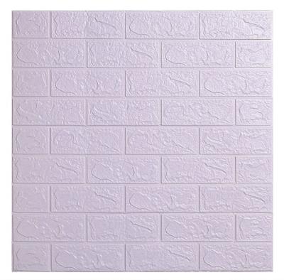 China Wholesale ECO-Friendly+waterproof+self-adhesive FM self-adhesive FM home factory pe foam 3d brick wallpaper sticker for decoration for sale