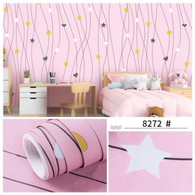 China ECO-Friendly+waterproof+self-adhesive FM factory wholesale low moq PVC self-adhesive waterproof wallpaper in rolls for home decoration for sale