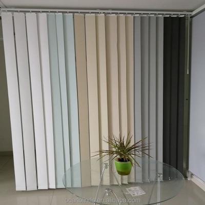 China 100% Polyester 127mm Rolls Slats Vertical Blind Fabric for sale