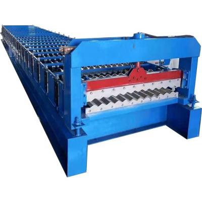 China Building Material Shops Corrugated Sheet Roof Roll Forming Machine for sale