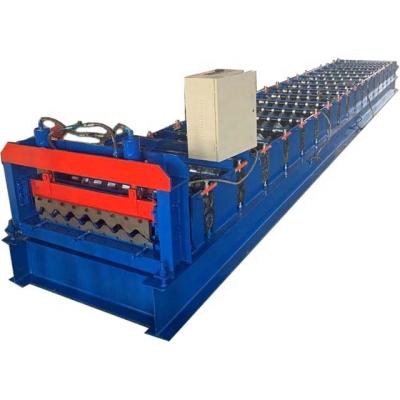 China Building Material Shops Metal Roof Roll Forming Machine for sale