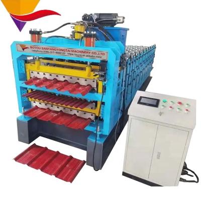 China Building Material Shops Roof Sheet Making Machine for sale