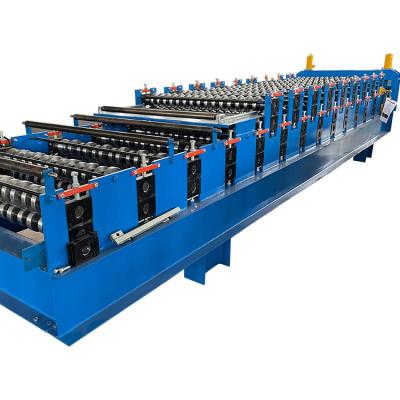 China Customized Factory Double-Layer Hydraulic Color Steel Tile Forming Machine Manufacturers for sale