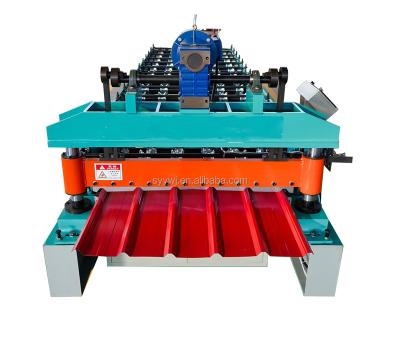 China Factory Automatic Color Tile Roof Hydraulic Shear Steel Panel Forming Machine for sale