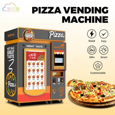 China 32 Inch Screen Pizza Vending Machine Cost 3-5 Minutes Cooking Time Solution for Your Business for sale