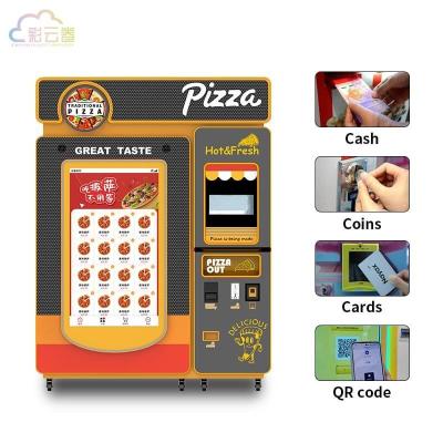 China 6800W Peak Power Pizza Vending Machine Up To 60 Pizzas Capacity Durable Metal Acrylic Plastic Perfect for Volume Pizza Production for sale