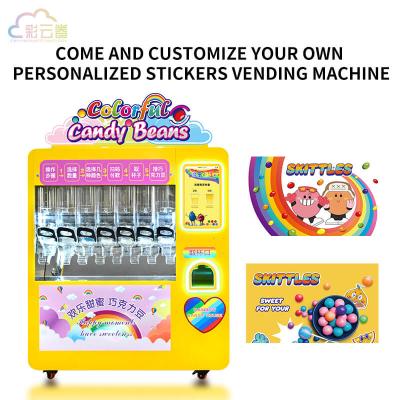 China Convenient Candy Dispenser Vending Machine Automatic Dispensing For Indoor / Outdoor for sale