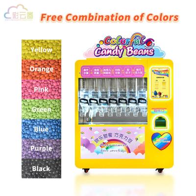 China 800W 220V Candy Dispensing Vending Machine Customized LED LOGO for sale