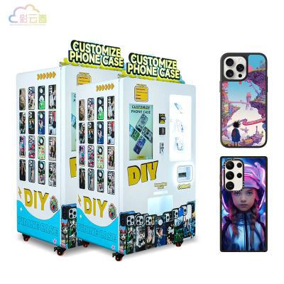 China Samsung Compatible Phone Case Printing Vending Machine met variabele inktdruppelteknologie tot 3 minuten per behuizing Te koop