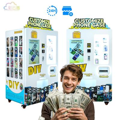 China Android IOS Phone Case Printing Vending Machine met wereldwijde taalondersteuning en QR-code betaalmethode Te koop