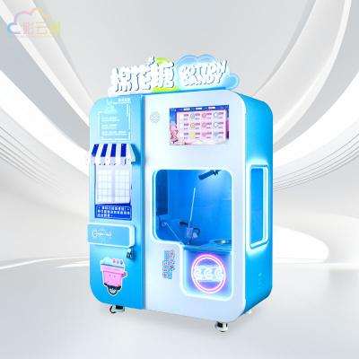 China 3000W Automatic Candy Floss Vending Machine For Pink / Blue Cotton Candy Delights for sale