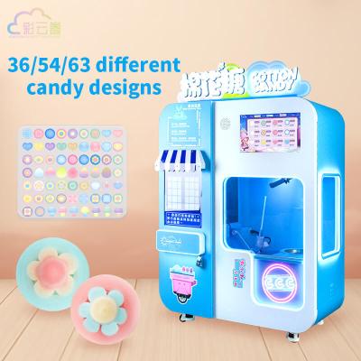 China 3000W Automatic Cotton Candy Vending Machine With 21.5 Inch Screen for sale