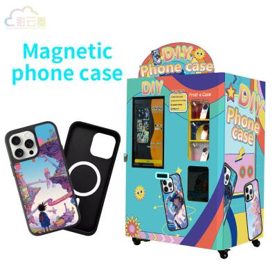 China White or Customized Color Phone Case Printing Vending Machine with Metal Steel Material Cash Payment Method for sale