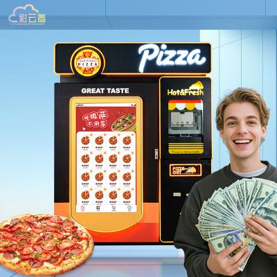 China 24 Hour Pizza Vending Machine 5000W With 55 Inch Touch Screen for sale