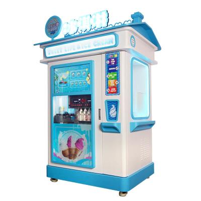 China Soft Serve Ice Cream Automatic Machine , Vending Ice Cream Machine Manufacturers for sale