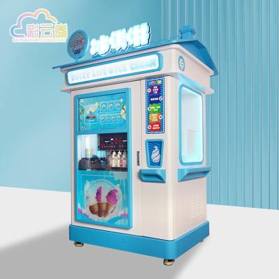 China Caiyunjuan Automatic Ice Cream Machine Vending OEM ODM Support for sale