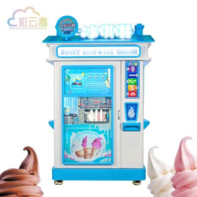 China Stainless Aluminum Fresh Ice Cream Vending Machine For Vending Industry for sale