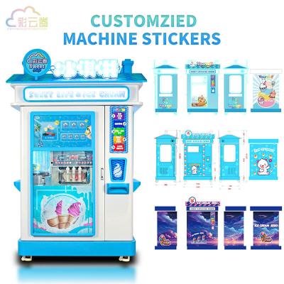 China White Automatic Coin Operated Ice Cream Machine Vending With SDK Function for sale