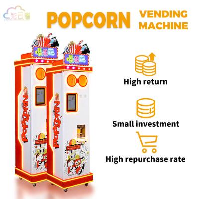 China Color Customized Popcorn Express Vending Machine 40g/Cup With LCD Screen for sale