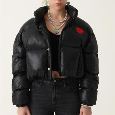 China 2022Wholesale Womens Viable Stripper Jackets Custom Cropped Short Padded Bubble Down Coats for sale