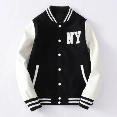 China 2022 Wholesale New Arrivals Cheap Custom Made Men's Bomber Jacket Letterman Breathable Jacket Jackets For Men for sale