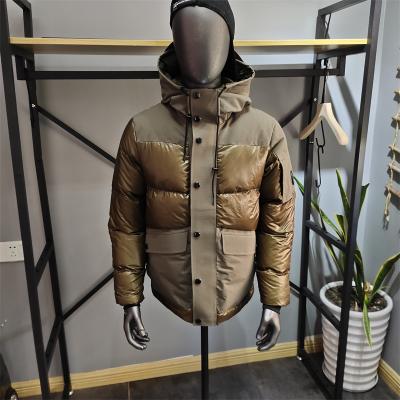 China 2022 New Design Men's Clothing Anti Wrinkle Plus Size Hooded Stripper Cotton Padded Jackets Winter Custom Coats For Men for sale