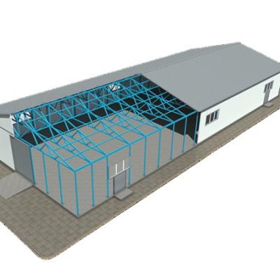 China Modern For Warehouse / Workshop/ Low Price Prefabricated Steel Frame Building for sale