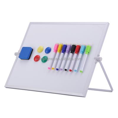 China UCI Removable Portable Double Sided White Board Small Dry Erase Magnetic Desktop Whiteboard for sale