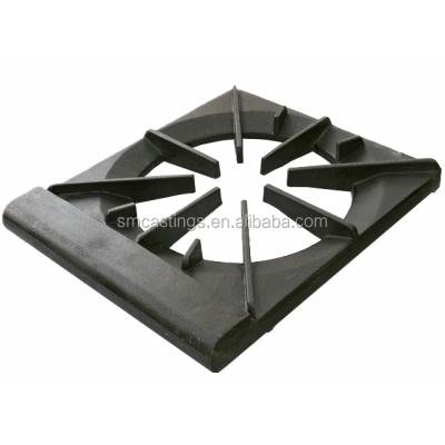 China Outdoor Single Kitchen Equipment Cast Iron Table Top Grill Cast Iron Cooktop Gas Burner Heavy Duty Cast Iron Pan Support SMC 2241-G for sale