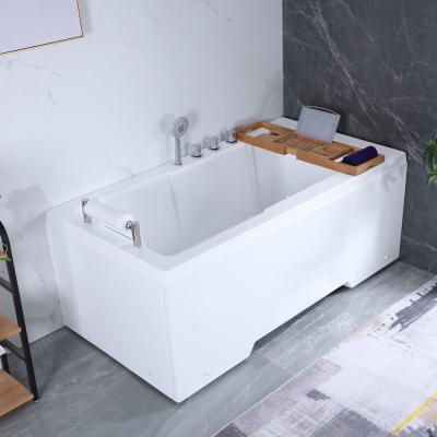 China BALISI Luxury and High Quality Spa Bathtubs Constantly Whirlpool Massage White Square Bathtub Free for sale