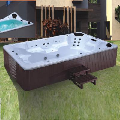 China BALISI Outdoor Massage Freestanding 3.6 Meter Outdoor Swimming Spa Bathtub 8 Meter Large Person For Adults for sale