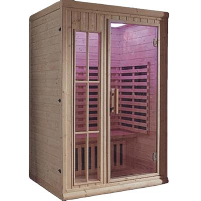 China Indoor Sauna Infrared Room Dry Computer Control Panel BALISI 2 Person Finland Sauna New Design New for sale