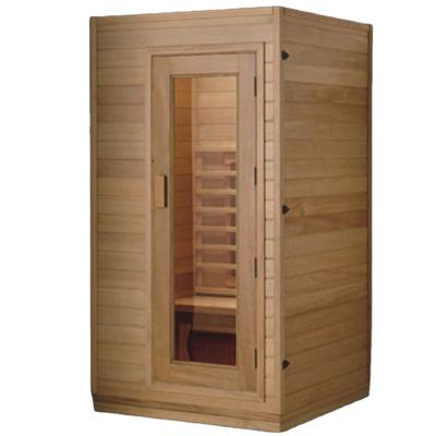 China Computer Control Panel BALISI 2 Person Red Cedar Two Person Souna Room Solid Wood Traditional Dry Steam Sauna Room for sale