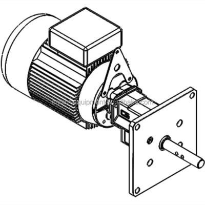 China Long Span-Life Italy Brand Transtecno Gear Motor 220V 380V 60hz 0.75KW 1.1KW Single Phase Korea Philippines Market For Poultry Pig Farm for sale