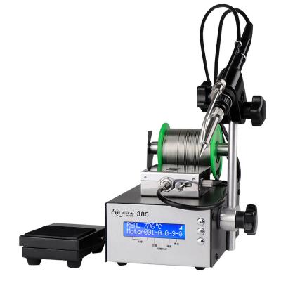 China Temperature Adjustable Good price Industrial Grade CSD-385A+ Automatic Wire Feeder Machine Tin BGA Soldering Station for sale