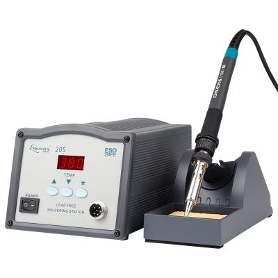 China PCBA 150W Constant Temperature ESD Repair SMD BGA Rework Factory Price Digital Display 205H High Frequency Adjustable Soldering Station for sale