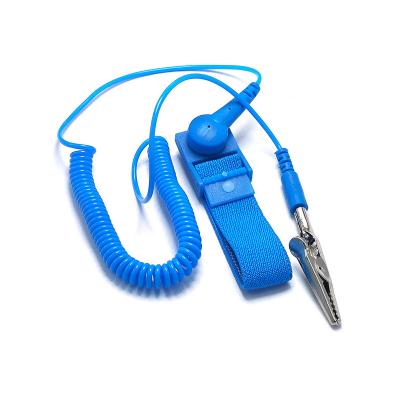 China CSD-2018M 1.8M Blue Elastic Wrist Anti-Static Anti-Static Wrist Strap Grounding Rope ESD Wrist Strap Anti-Static Wristbands for sale