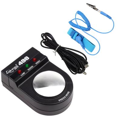 China Testing ESD wrist strap CSD-498 ESD wrist strap tester wrist strap testing equipment with 1pcs Anti-static wrist strap for sale