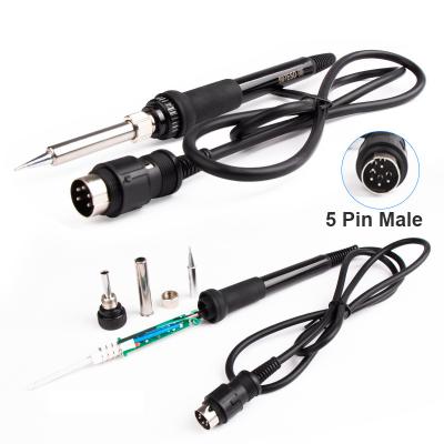 China CSD-907 wholesale 5Pin male or 5pin female regular soldering iron soldering performance for 936 series soldering station handle for sale