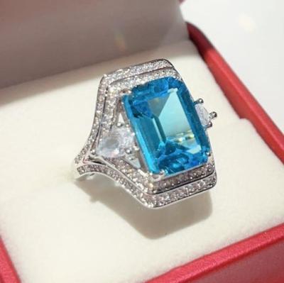 China Vintage Topaz Color Zircon Rings for sale