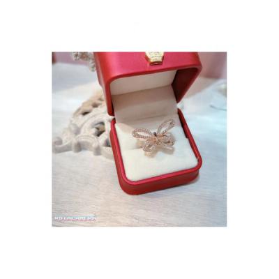 China High Quality Precision Custom EMMA EM003 Butterfly Shape Stereoscopic Zircon Rings for sale