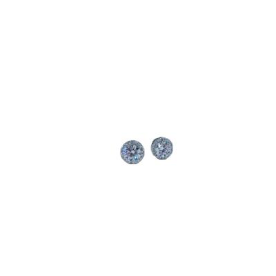 China High Quality EMMA EM011 Hearts and Arrows Zircon Like Real Diamond Grace Lady Stud Earrings for sale