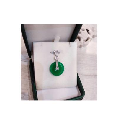 China High Quality Custom Design EMMA EM040 B+C Class Burmese Jade Pendants (No Necklace) for sale