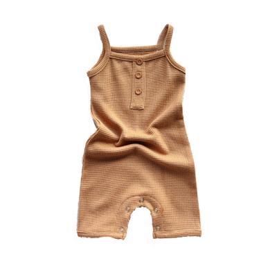 China 100% Cotton Summer Babies Rompers Newborn Infant Sleeveless Kids Fashion Baby Clothes for sale